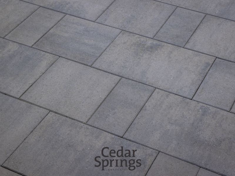 Central Precast - Featured Products: Melville 60 Slabs - Scandina Grey  Melville Tandem Wall - Newport Grey Melville Tandem Capping Modules -  Scandina Grey Mondrian 60 Small Rectangle Pavers - Newport Grey